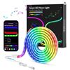 Image 1 : Smart LED Neon Light Flexible RGB Lighting Kit with App Control