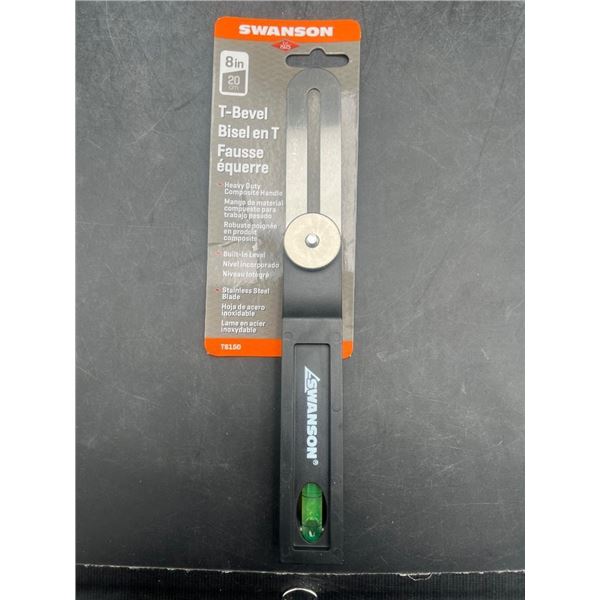 Swanson 8-Inch T-Bevel Tool with Built-In Level (TS150)