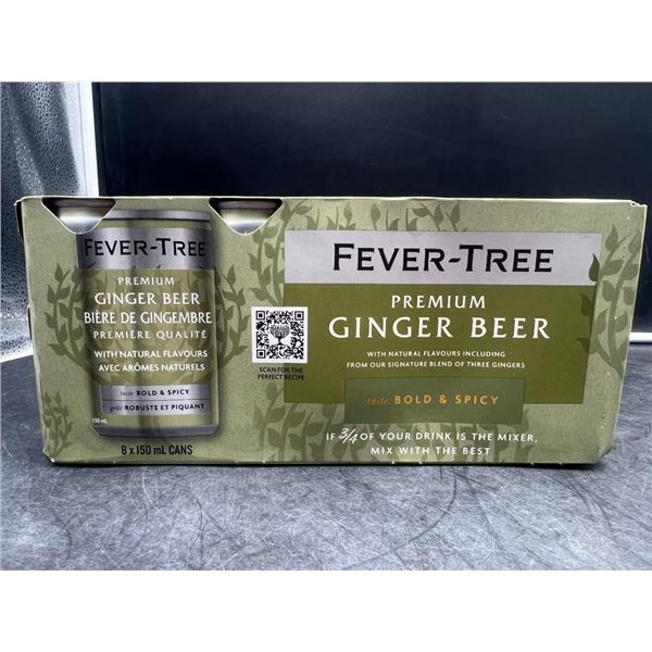Fever-Tree Premium Ginger Beer, 8 x 150 mL Cans