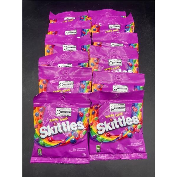 12 Packs of Skittles Berry Bites, 170g Per Pack
