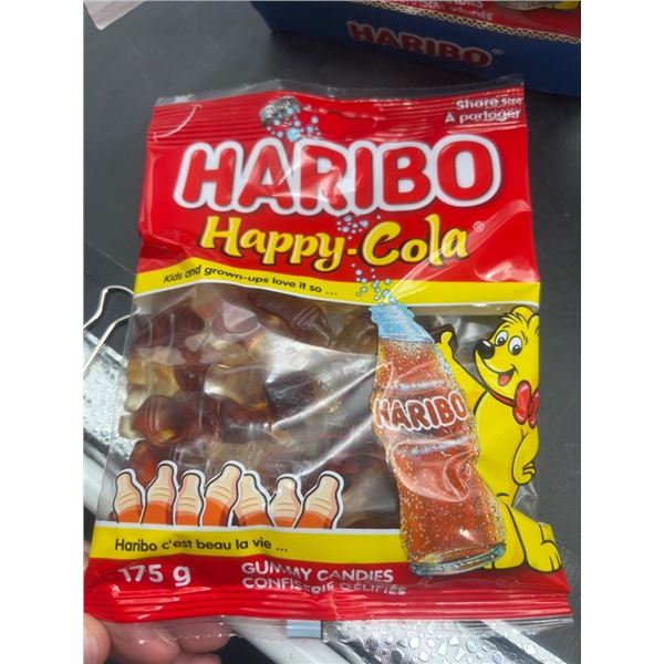 Haribo Happy Cola Gummy Candies 175g Individual Bags (12-Pack)