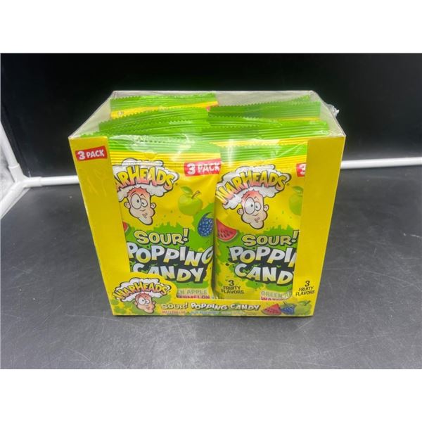 WarHeads Sour Popping Candy, 12 Packs, 3 Flavors, 21g Each