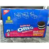 Image 2 : Oreo Double Stuf Double Creme Cookies 116g Packs (10-Pack)