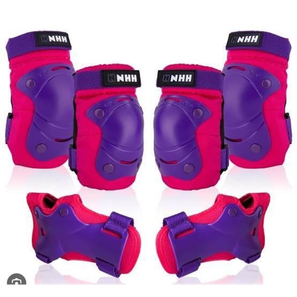 HHN Protective Gear Set for Children with Knee, Elbow, and Wrist Pads