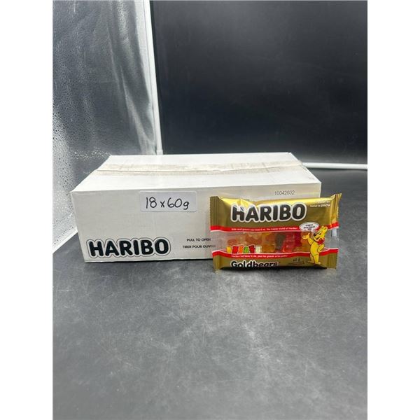 Haribo Goldbears Gummy Candy Packets, 18 x 60g, Lot #10042602