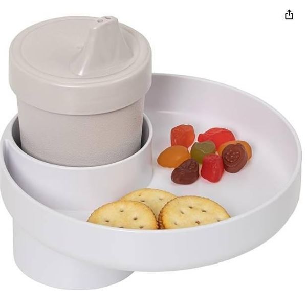 Travel Tray Insert for Standard Cup Holders for Food or Accessories