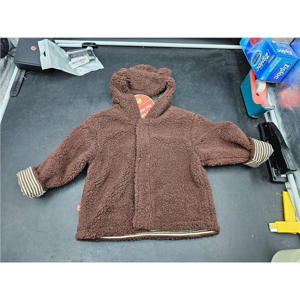 Toddler Coat with Magnetic Closure, 18-24 Months, Polyester and Cotton Blend