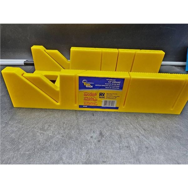 Tool Tech 12-Inch Plastic Mitre Box Model 6500