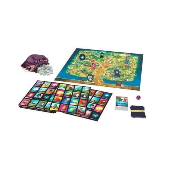 Deluxe Lottery and Serpents & Ladders Game Ensemble Set