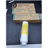Image 2 : Lot of 3 AQUATru Pre/Carbon Filters and VOC Carbon Filter Set for Water Purification
