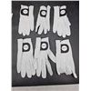 Image 1 : Lot of Six Assorted SIze & Hand White Golf Gloves