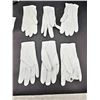 Image 2 : Lot of Six Assorted SIze & Hand White Golf Gloves