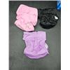 Image 1 : Set of 3 Pet Diapers in Black, Pink, and Purple, Size M