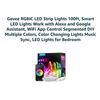 Image 1 : Govee RGBIC LED Strip Lights 100ft With Smart Control and Music Sync