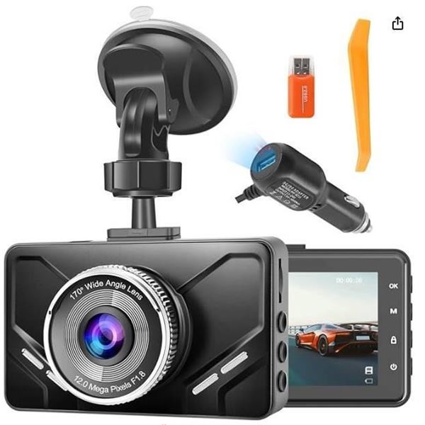HD Car Camera Driving Video Recorder With Multiple Functions