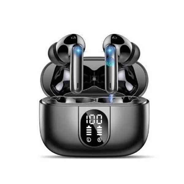 J90 Pro True Wireless Earbuds with Bluetooth 5.3 and IP7 Waterproof Design