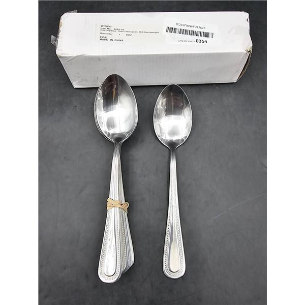 Winco Dots Tablespoons Heavyweight Item No. 0005-10, Set of 12