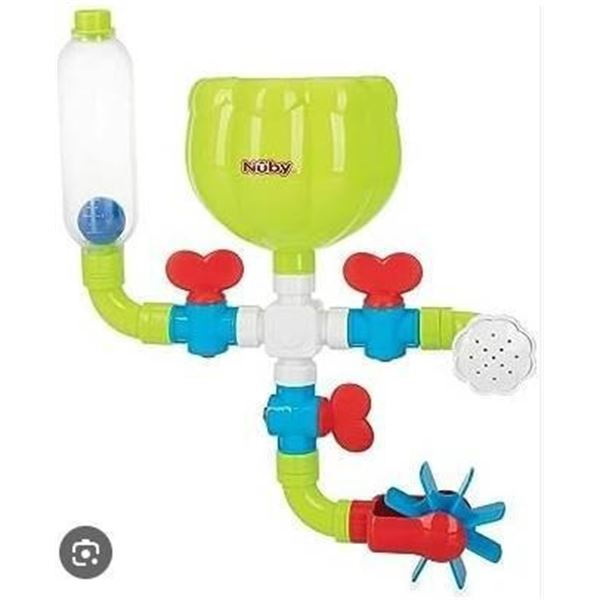 Nuby Wacky Waterworks Bath Toy For Ages 18 Months And Up