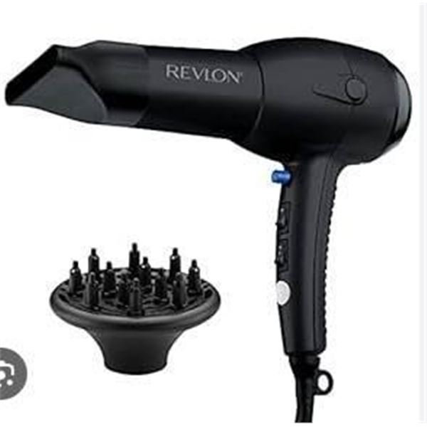 Revlon Perfect Heat 1875W Lightweight Hair Dryer With Diffuser