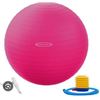 Image 1 : BalanceFrom Pink Inflatable Exercise Ball with Pump
