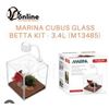 Image 1 : Marina Cubus Betta Kit with LED Lamp, 3.4 L Capacity