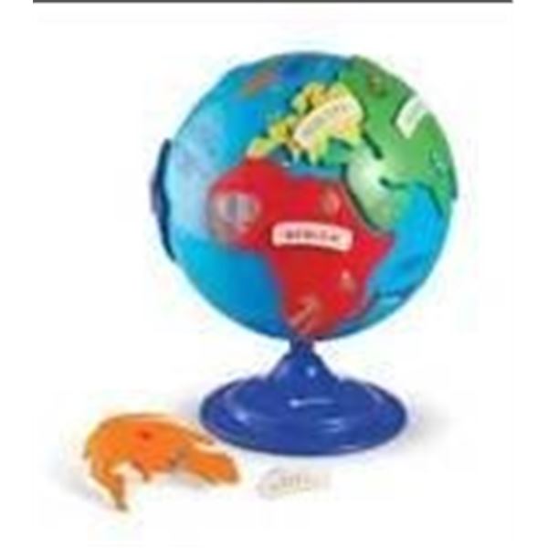 Learning Globe Toy With Puzzle Geography Pieces
