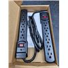 Image 2 : Pair of Power Strips With Eight Outlets and Surge Protection