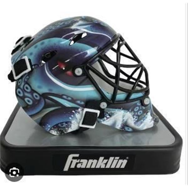 Franklin NHL Seattle Kraken Goalie Face Mask with Octopus Design