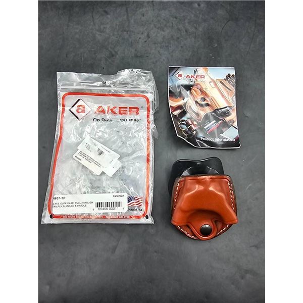 Aker Leather 268A FlatSider XR19 Paddle Holster for Colt 1911, Right Hand