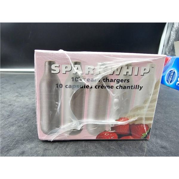 Sparwhip 10 Cream Chargers Per Pack – Total 60 Capsules