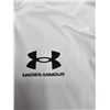 Image 3 : Under Armour HeatGear Long Sleeve Compression Shirt, Size S/P/CH, White