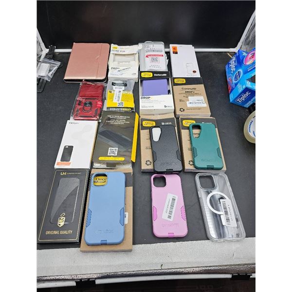 Bulk Lot Assorted Smartphone Cases and Screen Protectors