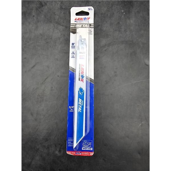5pc Lenox 20576 Reciprocating Saw Blade 8 Inches, 14 TPI