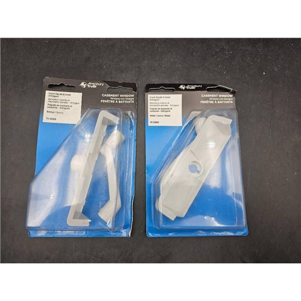 Lot of 2 Truth Hardware Casement Window Operators, Model 39.670 and 39.671