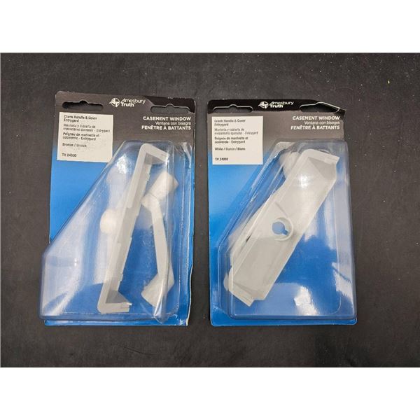 Lot of 2 Truth Hardware Casement Window Operators, Model 39.670 and 39.671