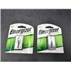 Image 1 : Energizer Recharge 9V NiMH Batteries Pack of 2