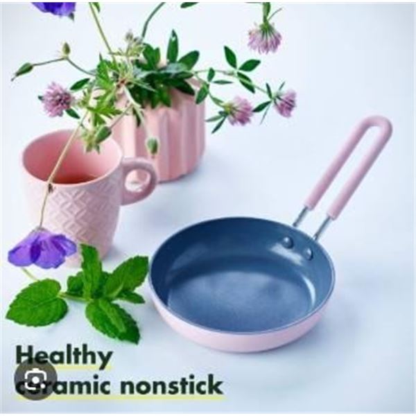 GreenPan Ceramic Non-Stick Fry Pan With Pink Handle