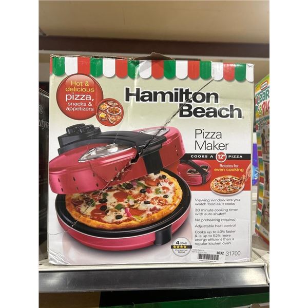 Hamilton Beach Pizza Maker Model 31700