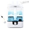 Image 1 : Chivalz 6L Humidifiers for Bedroom Large Room Home, CHIVALZ Cool Mist Top Fill Humidifier