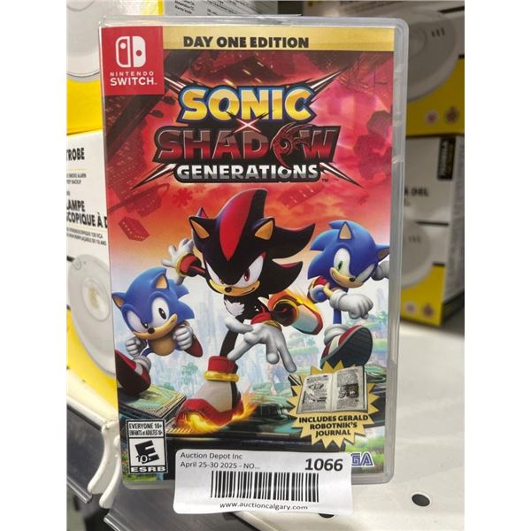 Sonic Generations Shadow Day One Edition for Nintendo Switch