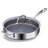 Image 1 : Lagostina Riese Clad Stainless Steel 3-Ply Cookware with Nonstick Coating