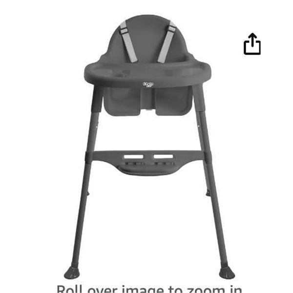 Cosco Kids Canteen High Chair, Model #03207CGRY