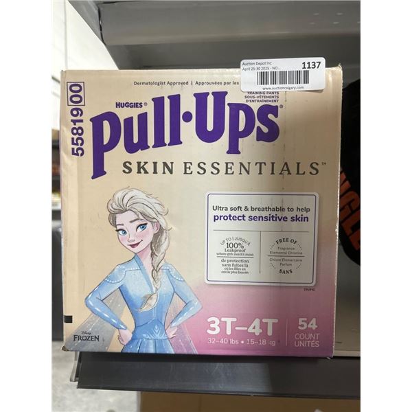 Huggies Pull-Ups Skin Essentials 3T-4T, 54 Count