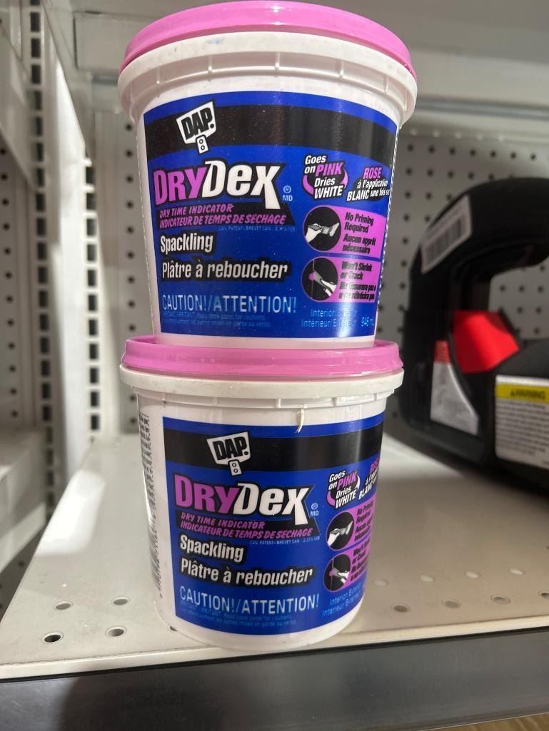 DAP DryDex Spackling, 946 mL, Pink to White Formula, Set of 2