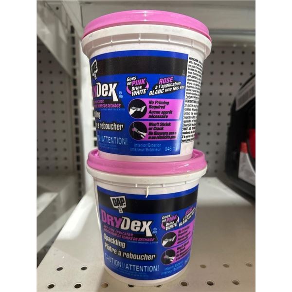 DAP DryDex Spackling, 946 mL, Pink to White Formula, Set of 2