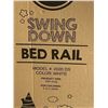 Image 3 : Regalo Swing Down Bed Rail, Model 2020 DS, White, 43 in Long
