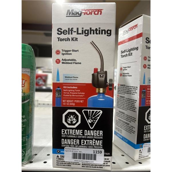 MaxTorch Self-Lighting Torch Kit With Trigger Start Ignition