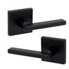 Image 1 : Weiser Halifax Matte Black Privacy Door Lever, Lot of 3