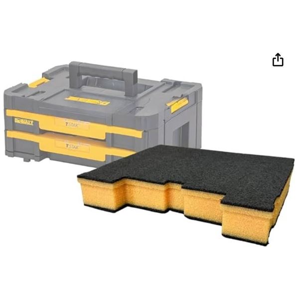 DeWALT DWST88801 Foam Insert for TSTAK Storage System. **TOOL BOX NOT INCLUDED**