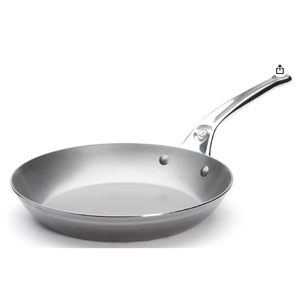 de Buyer Mineral B Element Pro Round Frying Pan, 28cm/11 Inch